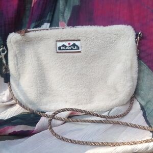 KAVU Mouton Look Plush Shoulder Bag
